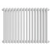 Дизайн радиатор стальной трубчатый Royal Thermo Shift R22 C2050 16 секций