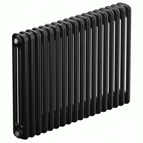 Трубчатый радиатор Rifar Tubog 3057 18 секций цвет антрацит нижнее подключение