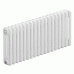 Трубчатый радиатор Rifar Tubog 3037 18 секций цвет белый боковое подключение