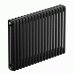 Трубчатый радиатор Rifar Tubog 3057 18 секций цвет антрацит боковое подключение