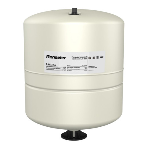 Гидроаккумулятор Renseier RAV-18LV вертикальный