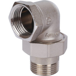 Разъемное угловое соединение "американка" ВН 2" никелированное под гайкой o-ring Stout