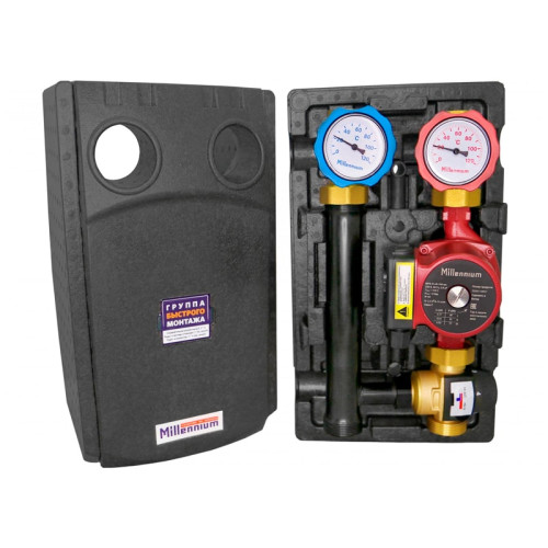 Насосная группа Millennium с 3-х ходовым термостатическим смесительным клапаном без насоса