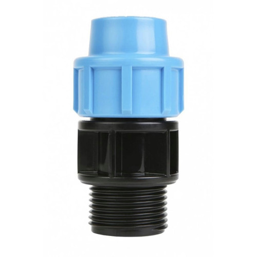 Муфта Джилекс 25x1" с наружной резьбой для труб ПНД