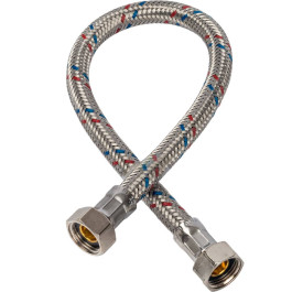 Гибкая подводка для воды Stout ВР/ВР 1/2"х1/2" длина 1000 мм