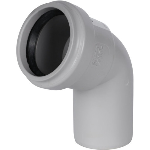 Отвод канализационный Stout ДУ 58 мм 67°