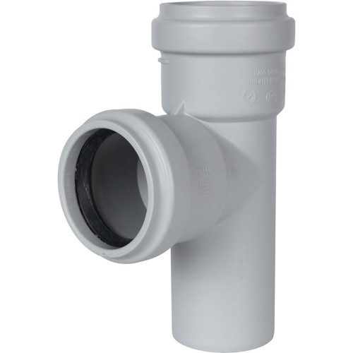 Тройник канализационный Stout ДУ 58х58 мм 87°