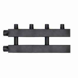 Коллектор Warme WKD.140.2 Дублер рядный (черная сталь) на 2 контура 90-140 кВт