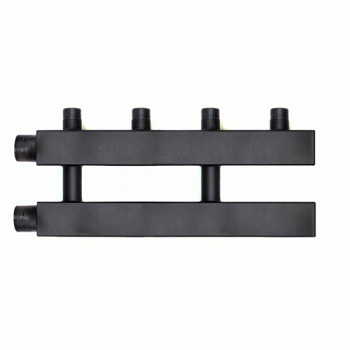 Коллектор Warme WKD.140.2 Дублер рядный (черная сталь) на 2 контура 90-140 кВт