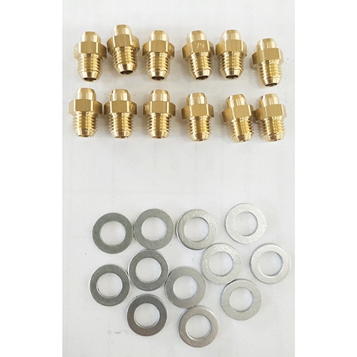 Комплект форсунок на сжиженный газ (LPG) 12 шт (Vitatech D, Divabel, Vitabel, Fortuna)