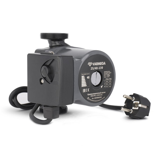 Циркуляционный насос Varmega VMCP01 25/60-130, без гаек, с кабелем