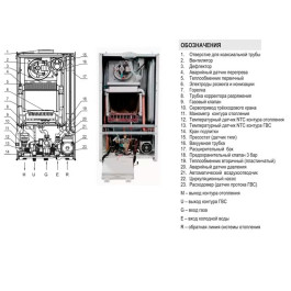 Котел газовый настенный Hubert AGB 18 DL двухконтурный