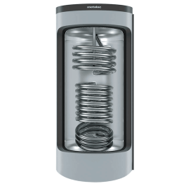 Бойлер косвенный стационарный Metalac Taurus Max 200 2iE нержавеющий бак два змеевика