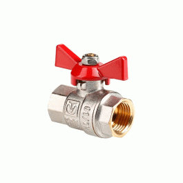 Кран шаровой Valtec Base ручка-бабочка ВР/ВР 1" (арт.VT.217.N.06)
