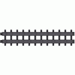 Коллектор Warme WKD.140.К.6+6 Дублер компакт (черная сталь) на 12 контуров 90-140 кВт