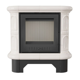 Печь-камин Kratki WK/440/KAFEL/K 5 кВт кафель кремовый