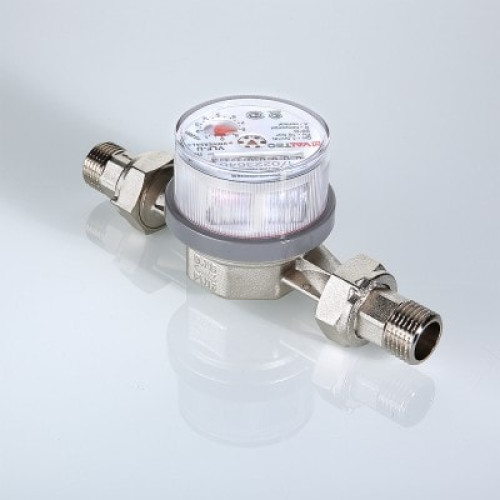 Счётчик для воды универсальный Valtec ДУ 20мм L105мм со сгонами арт.VLF-20U