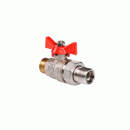 Кран шаровой с американкой Valtec Base ручка-бабочка НР/НР 1/2" (арт.VT.226.N.04)
