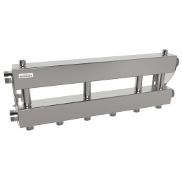 Коллектор нержавеющий модульный Gidruss MKSS-150-3х25 до 150 кВт 1 1/2" 4 контура