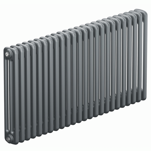 Трубчатый радиатор Rifar Tubog 3057 24 секции цвет титан нижнее подключение