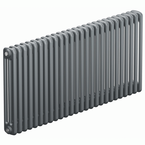 Трубчатый радиатор Rifar Tubog 3057 26 секций цвет титан боковое подключение