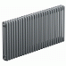 Трубчатый радиатор Rifar Tubog 3057 26 секций цвет титан нижнее подключение