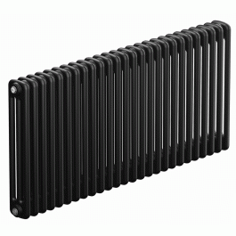 Трубчатый радиатор Rifar Tubog 3057 26 секций цвет антрацит нижнее подключение