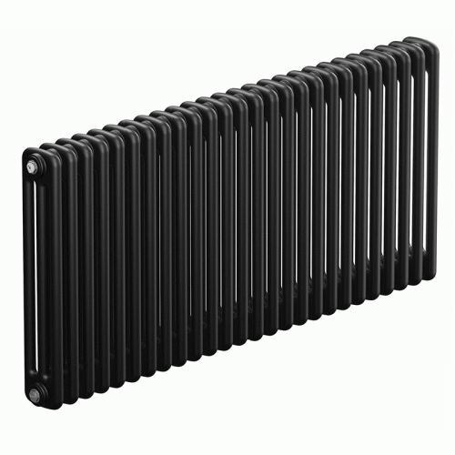 Трубчатый радиатор Rifar Tubog 3057 26 секций цвет антрацит боковое подключение