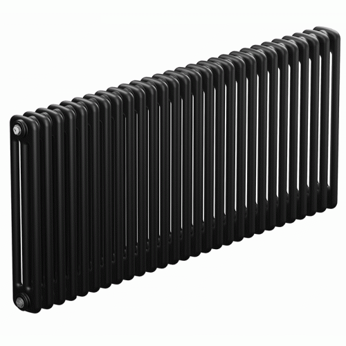 Трубчатый радиатор Rifar Tubog 3057 28 секций цвет антрацит боковое подключение