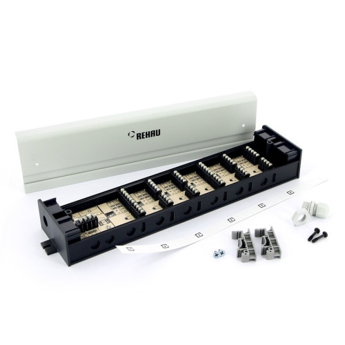 Клеммная колодка Rehau Nea HС, 230 В, 6 каналов, с насосным модулем