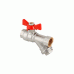 Кран шаровой Valtec ручка-бабочка и встроенным фильтром 1/2" (арт.VT.293.N.04)