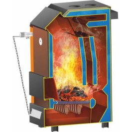 Твердотопливный котел GEFEST КДГ МАГНУМ 15 ТЭ