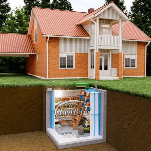 Пластиковый погреб ГудВэй Классик 4*2м