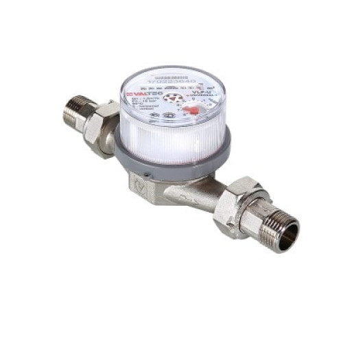 Счётчик для воды универсальный Valtec ДУ 20мм L105мм со сгонами арт.VLF-20U