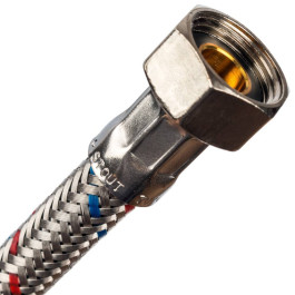 Гибкая подводка для воды Stout ВР/ВР 1/2"х1/2" длина 1000 мм