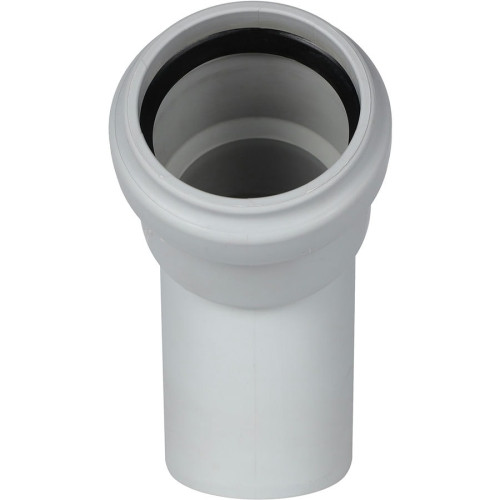 Отвод канализационный Stout ДУ 58 мм 45°