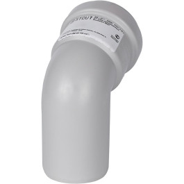 Отвод канализационный Stout ДУ 110 мм 67°