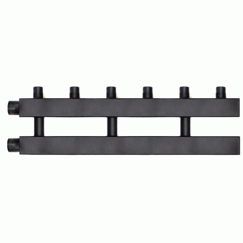 Коллектор Warme WKD.140.3 Дублер рядный (черная сталь) на 3 контура 90-140 кВт