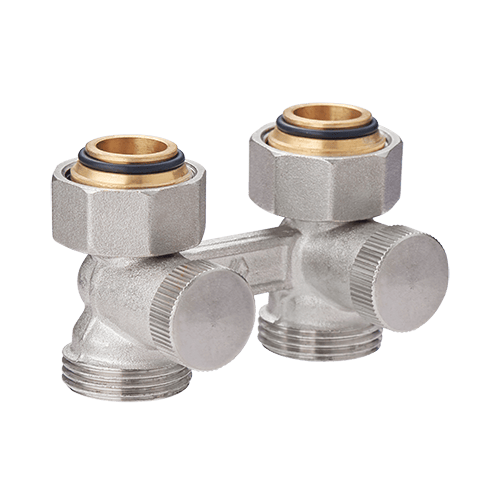 Узел нижнего подключения прямой, для двухтрубных систем MVI 3/4"x3/4" арт. TR.410.0505