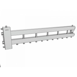 Коллектор нержавеющий Gidruss BMSS-150-6D до 150 кВт 1 1/2" 6 контуров