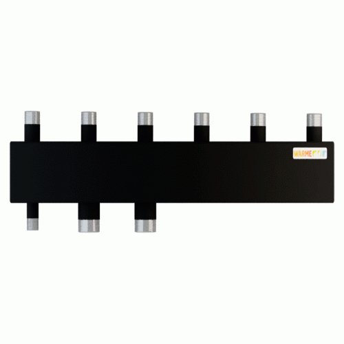 Коллектор Warme WKS60.3 (черная сталь) на 3 контура до 60 кВт