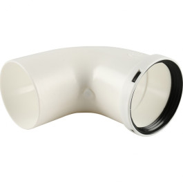 Отвод полипропиленовый 87°, диам. 80 мм, HT (KHG71405921)