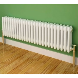 Трубчатый радиатор Rifar Tubog 3057 28 секций цвет белый боковое подключение
