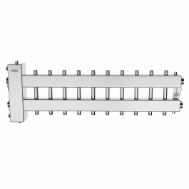 Коллектор нержавеющий Gidruss BMSS-150-11DU до 150 кВт 1 1/2" 11 контуров