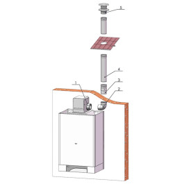 Фланец d 100 мм с измерительными местами для THERM TRIO 90 T арт. 27120