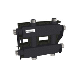 Коллектор модульный Gidruss MK-60-3DU.EPP до 60 кВт 1" 3 контура EPP термоизоляция