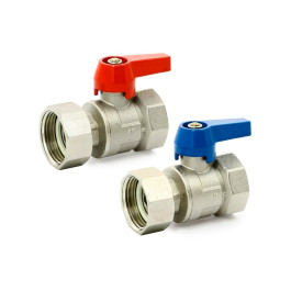 Комплект шаровых кранов Uni-Fitt 1"x3/4" с накидной гайкой (арт.117KIT34)