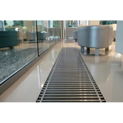 Внутрипольный конвектор Techno Vent 420х85х900 мм с принудительной конвекцией