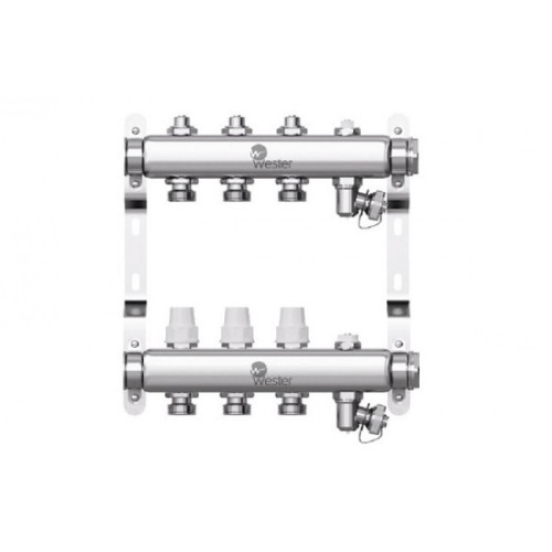 Коллектор с регулирующими вентилями Wester W903 1"x3/4" 3 контура