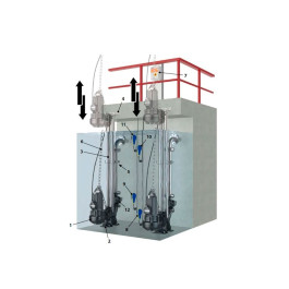 Насос фекальный двухканальный Pedrollo MC-4 50/55